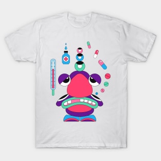 Cartoon sick T-Shirt